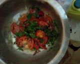 A picture of step 5 of Carrot chapati with beef curry.
