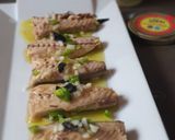 A picture of step 3 of Andalusian Mackerel in Oil with Chopped Salad.
