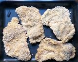 Foto del paso 5 de la receta: Milanesa de Carne con Jamón, Queso y Morrón
