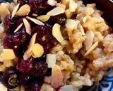 A picture of step 5 of Baked rice pudding - vegan.