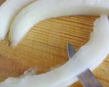 Foto del paso 2 de la receta Anillos de Casaba helados y rellenos de arándanos