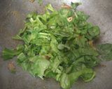 A picture of step 1 of Turnip paneer and spanich sandwich.
