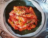 A picture of step 2 of Honey chilli potato.