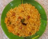 A picture of step 3 of Poha Chivda.