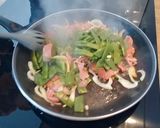 Foto del paso 3 de la receta: Judías verdes salteadas con jamón