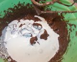 Csokoládés-diós kocka recept fázis 3 fotója