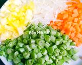 Hình bước làm 4 của món Cơm Chiên Chay Trái Thơm