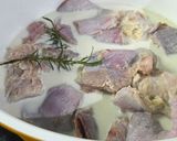 A picture of step 2 of Matambre Cooked in Milk (No Oven Needed).