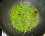 A picture of step 1 of Hari mutter ka nimona.