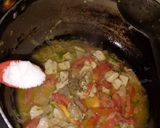 A picture of step 11 of Tikka chicken macroni.