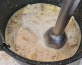 Foto del paso 5 de la receta Dados de pollo en salsa de calabacín y nueces