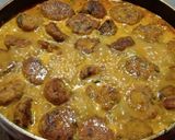 A picture of step 4 of Drumstick Urad Dal Vada Curry.