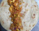 A picture of step 10 of Veg Kathi Rolls.