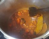 A picture of step 3 of Ringna vatana bateta ni khichdi and kadhi.