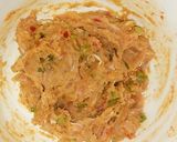 A picture of step 5 of Chicken szechuan kebab.