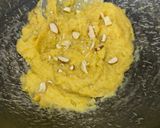A picture of step 4 of Banana Rava Kesari Halwa - Divine Bhog Prasad.