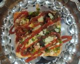 عکس مرحله 2 از دستور پیتزا تک نفره خیلی راحت وخوشمزه😋