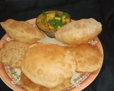 লুচি ও আলুর তরকারি (luchi alur torkari recipe in Bengali) রেসিপি ধাপ - 5 ছবি