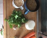 A picture of step 1 of Lentil Patties 🍽.