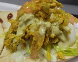Foto del paso 7 de la receta: Sándwich🥪de pollo🍗y vegetales frescos🥙🌯🥗