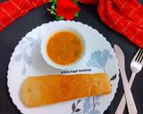 A picture of step 8 of South Indian Thali (Dosa).