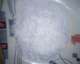 A picture of step 2 of Coconut laddo.