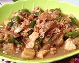 Foto langkah ke 7 dari resep Oseng Tetelan Sapi Cabe Ijo.