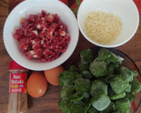 Foto del paso 1 de la receta: Revuelto de espinacas y taquitos de jamón