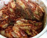 Hình bước làm 11 của món Kim Chi Cải Thảo. (korea)