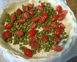 Une image de l'étape 1 de Quiche petit pois chèvre frais.