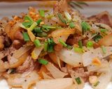Hình bước làm 1 của món Bữa tiệc món cuốn cuối tuần