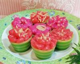 Foto langkah ke 8 dari resep Kue Lapis Bunga 🌺🌸🏵️.
