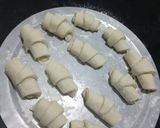 A picture of step 5 of Croissant recipe /ramazan special/ eggless and without oven.
