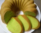 Foto langkah ke 4 dari resep Bolu Santan Pandan.