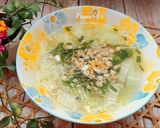 Hình bước làm 2 của món Canh cải thảo nấu hến