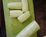 A picture of step 1 of Lauki Tuvar Dal.