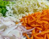 A picture of step 1 of Street Style Hakka Noodles.