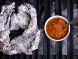 Salsa de tomates a la parrilla