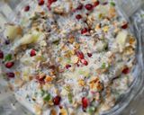 A picture of step 4 of Tadka Oats with Chia seeds.