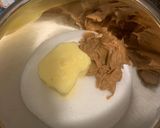 A picture of step 1 of Peanut butter biscuits.