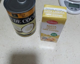 Foto del paso 2 de la receta: Natillas con leche de coco, nata y canela