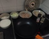 Foto del paso 1 de la receta: Pimientos rellenos de merluza y gambas “Fit”