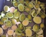 A picture of step 2 of Leeky Fish Pie.