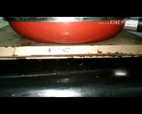 Foto langkah ke 4 dari resep Pie susu teflon tanpa mixer tanpa oven.