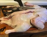 A picture of step 2 of California Farm Tea Smoked Whole Duck.