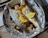 Une image de l'étape 6 de Poisson au four accompagné de salade 🐟 🥗.
