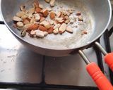 A picture of step 1 of Badam balls.