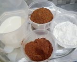Foto langkah ke 1 dari resep Chocolate Custard Muffin (tanpa mixer lho).