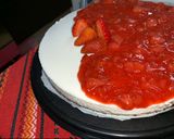 A picture of step 1 of No Bake Cheesecake.