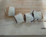 Foto langkah ke 3 dari resep Roti Gulung Coklat.